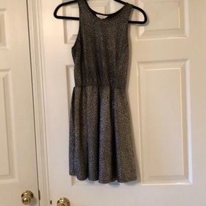 Charming Charlie black w/silver fleck dress Sz s